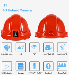 Cámara para Casco 4G con Gran Angular y Comunicación PTT, Cámara Montada en la Cabeza para Minería y Electricistas - Product Image 2
