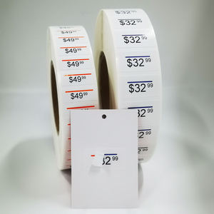 Etiquetas colgantes de papel multicapa personalizadas y etiquetas adhesivas para prendas de vestir, incluyendo etiquetas de precio para ropa. - Product Image 1