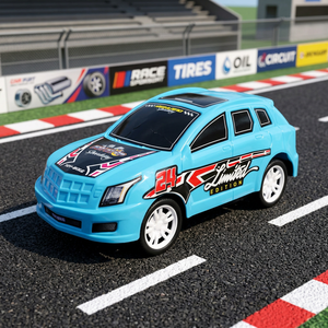 TOYBOLA Plastic <b>Car</b> TB-140 Friction Toy for <b>Kids</b> Road and <b>Garage</b> Play Mesh Bag - Product Image 3