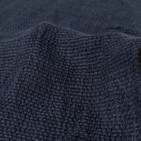 Tissu en lin pur écologique 252 g/m² à grammage lourd, motif ajouré, tissage uni, 100 % lin pour manteaux, pantalons et textiles de maison