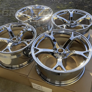 ขอบโครเมี่ยมสีเงินแบบกำหนดเองล้อ5X114.3ล้อสำหรับ V1 Nismo G37 Q50 350Z นิสสัน370Z Infiniti Q50 Q60 G37 G35 - Product Image 1