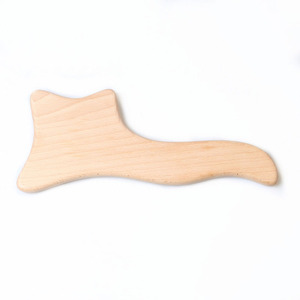 لوح غواشا طبيعي يدوي الصنع - أداة تدليك خشبية للنقاط الحيوية في الجسم - Product Image 6