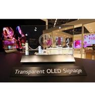 Pantalla Táctil OLED Transparente de 55 Pulgadas 2K para Interiores, Señalización Digital para Panel, Contenido Remoto, Tiendas Minoristas, Tiendas de Metro, Fabricación OEM