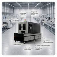 Impresora UV Forest de Una Sola Pasada para Impresión Frontal y Lateral, Máquina de Impresión Digital de Inyección de Tinta de 30 m/min