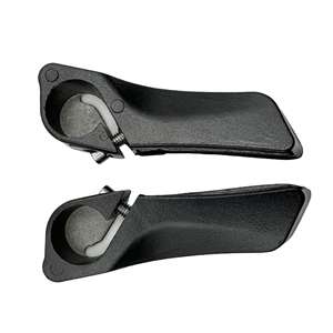 Poignée de guidon de vélo de montagne en alliage d'aluminium Eagle Beak, noire, logo personnalisé, design ergonomique, accessoire de cyclisme - Product Image 4