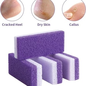 Outil de pédicure en mousse violette pour éliminer les callosités des pieds, pierre ponce, pour usage domestique - Product Image 1