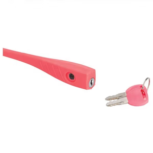 Antivol à câble pour vélo, moto et trottinette électrique, à clé, avec housse en silicone, plusieurs couleurs - Product Image 4
