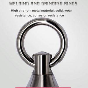 Roulement à billes pivotant de haute qualité en gros avec anneau solide, matériel de pêche à la <span class=keywords><strong>carpe</strong></span>, connecteur de pêche, roulement à billes pivotant - Product Image 5