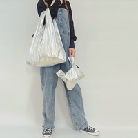 Sac de shopping de luxe pliable, sac écologique pour la salle de sport, sac de shopping de luxe pour boutique