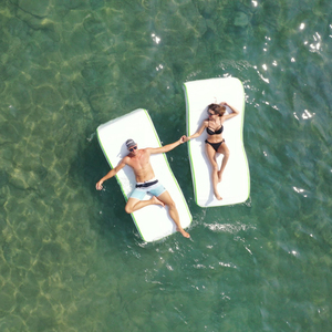 Bãi biển mặt trời thuộc da trắng hồ bơi Puff nền tảng nước hồ bơi bơm hơi Lounger Float Ghế nổi giường - Product Image 5