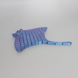 Modèle de jouet poisson-diable imprimé en 3D OEM, créatif et tendance, type animal, ornement ludique pour enfants, en plastique durable - Product Image 2