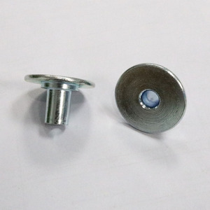 M3 M4 <span class=keywords><strong>M5</strong></span> M6 M8 M10 M12 Mecanizado CNC Arandela de hombro chapada en zinc Remache hueco Montaje de muebles Remache tubular sin rosca - Product Image 2