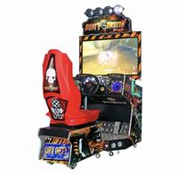 Machine de jeu d'arcade de course pour enfants en métal, à monnayeur, avec accepteur de billets, simulateur de conduite 32 pouces pour salles d'arcade intérieures