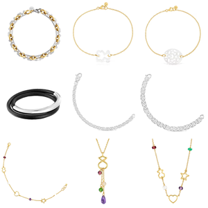 Nueva Llegada Pulsera con Dijes de <span class=keywords><strong>Oso</strong></span> Español, Múltiples Diseños, Corazón Infinito, Estrella, Gema Incrustada, Joyería Fina, Regalo Festivo, Suministro a Granel de Fábrica - Product Image 1