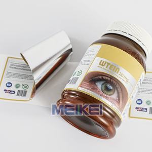 Stampa personalizzata impermeabile rotolo etichetta argento opaco Bopp etichetta adesiva per bottiglia - Product Image 2