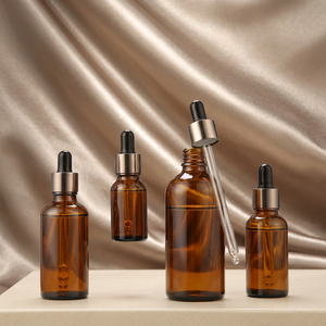 Botella de Vidrio Ámbar con Gotero y Pulverizador de 10 ml, Spray Hidratante y para <span class=keywords><strong>Alcohol</strong></span> con Pulverización Superfina para Pañales - Product Image 3