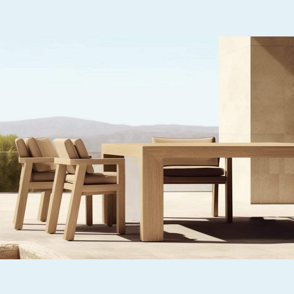 Wholesale Restaurant Hotel Table Set Garden Modern Patio Furniture Outdoor Dining Table Chairs