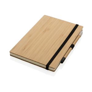 Promotional Custom Logo Eco Friendly <b>A5</b> Bamboo Hardcover Digital Printing Business Notebook Notedpad Journal Office Use Meeting - Product Image 3