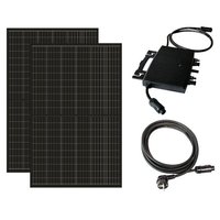 Centrale électrique de balcon Batterie au lithium 2kW Panneaux solaires de balcon Système solaire de balcon à micro-onduleur 800W