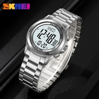 Großhandel Neue SKMEI 2271 wasserdichte Uhren Herren Edelstahl Herren Luxus Digital Eigenlogo GOLDene Uhren Bestseller