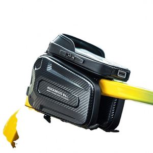 Bolsa impermeable para bicicleta con soporte para tubo delantero, para bicicleta de montaña, para viajes y almacenamiento de teléfonos, de fábrica BSCI. - Product Image 1