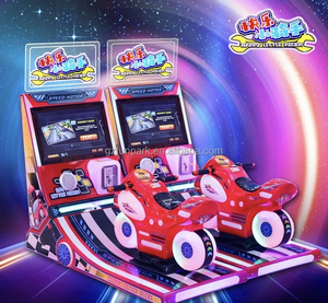 Đồng tiền hoạt động lái xe đua động cơ trò chơi máy Arcade mô phỏng đua động cơ cho trẻ em video Arcade giao diện điều khiển trò chơi đua xe máy - Product Image 4