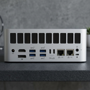 เวิร์กสเตชัน AI 126TOPS NPU 16 คอร์ 32 เธรด 128GB LPDDR5X 2TB SSD แลนคู่ 10G+2.5G WiFi7 เวิร์กสเตชัน GPU สำหรับการเรียนรู้เชิงลึก - Product Image 1