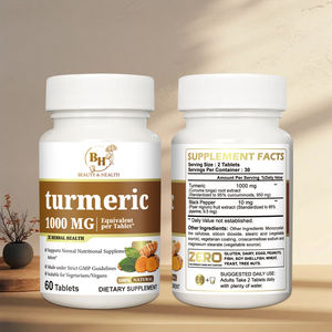 Comprimés de 1000mg de soutien <span class=keywords><strong>anti</strong></span>-inflammatoire de supplément de curcuma de marque privée en gros - Product Image 4
