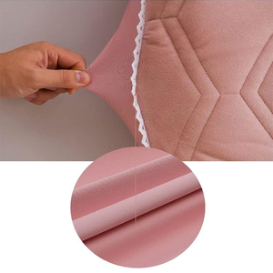 U227 Thicken Bed <strong>Headboard</strong> Slipcover for Twin Queen Full King Size Dustproof Protector Washable Velvet <strong>Headboard</strong> <strong>Cover</strong> - Product Image 4