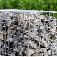 Gabion soudé galvanisé à chaud personnalisé nouveau style de panier de gabion boîte de gabion soudée pour la décoration de jardin