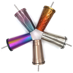 24oz cốc bằng thép không gỉ với rơm 24oz cốc rơm bằng thép không gỉ du lịch cốc cà phê cốc rơm - Product Image 5