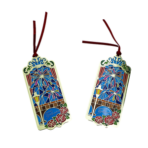 Marcapáginas de Metal con Grabado de Fuegos Artificiales en 2D y 3D, Marcapáginas Esmaltados para Amantes de la Lectura - Product Image 2