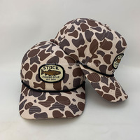Gorras de Malla de Cuero Richardson con Logotipo Personalizado, Gorras Trucker Richardson 112 Camo de Alta Calidad para Exteriores