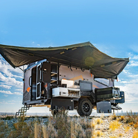 Ecocampor Suspension indépendante Offroad Travel Camper Teardrop Camping et remorque utilitaire avec cuisine et tentes à vendre