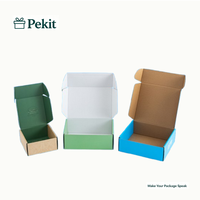 Boîte d'expédition pliable en carton ondulé rigide pour bougies, cosmétiques, portefeuilles et cadres photo