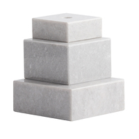 Base de trophée en marbre gris cendré de grande taille, de qualité supérieure, imprimée UV, assemblable, pour trophées E5, vente en gros d'usine
