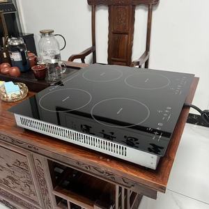 Placa de Inducción de Sobremesa con 4/5/6 Zonas de Cocción, Integrada, Negra, Táctil, 2000W*4, 220V, 50/60hz - Product Image 2