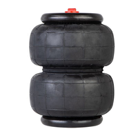 Ressort pneumatique de suspension pneumatique 2500 lb, robuste, standard, 2500 lb, 1/2"NPT, double soufflet