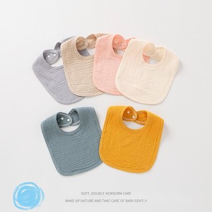 Yumuşak ve Emici 4 Katmanlı Pamuklu Bebek Bandana Önlükleri, Yenidoğanlar İçin Ayarlanabilir Çıtçıtlı, Beslenme, Diş Çıkarma, Salya Alma İçin - Product Image 3