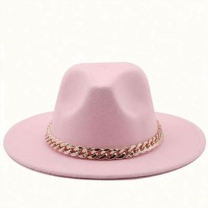 Sombreros Fedora de Poliéster y Algodón con Cadena Dorada, Estilo Personaje, para Unisex, Ideales para Fiestas y Pesca, Precio Accesible, Venta al Por Mayor en China - Product Image 2