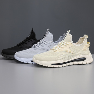 Chaussures de sport décontractées pour hommes de haute qualité, nouveau style universel, avec lacets, chaussures de course en mesh pour hommes - Product Image 5