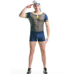 Pantalones Cortos de Marinero para Hombre, Disfraz Sexy para Halloween, Purim, Cosplay, Discoteca, Carnaval, Fiesta - Product Image 4