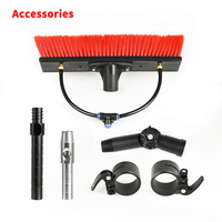 Varilla telescópica de fibra de carbono colorida de 10 pies y 70 pies HOFI para agricultura y limpieza de ventanas poste recogedor de coco duradero