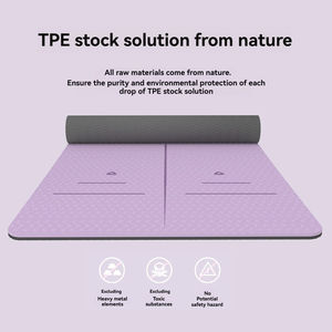 <span class=keywords><strong>Tapis</strong></span> de yoga et de <span class=keywords><strong>fitness</strong></span> anti-vibration, silencieux, antidérapant, version épaissie, idéal pour la danse, le Pilates et l'exercice à domicile - Product Image 5