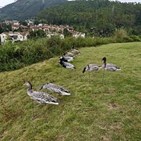 Décoy de chasse à l'oie réaliste en Tyvek, modèle Greylag Goose, avec tête 2D réaliste pour la chasse en extérieur, recyclable et anti-rayures