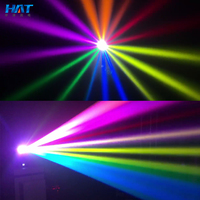 Luz Móvil de Cabeza HAT de 250W para Bodas y Fiestas, Luz de Escenario Sharpy, Luces Móviles de Cabeza