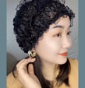 Sombrero de encaje elegante vintage de doble capa, versátil para primavera y otoño, transpirable, ecológico, islámico - Product Image 1
