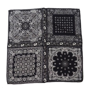 <span class=keywords><strong>Sciarpa</strong></span> quadrata di seta di gelso 100% stampata personalizzata a punto floreale bianco nero <span class=keywords><strong>elegante</strong></span> di lusso 70x70cm quattro sezioni del modello - Product Image 1