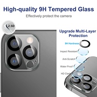 Protection d'écran en verre trempé ultra-fin 9H, anti-empreintes digitales, étanche, couverture complète 3D pour l'objectif de la caméra, pour 15 Plus