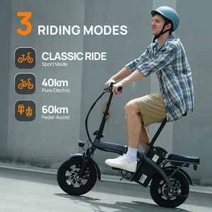 Bicicleta Eléctrica <span class=keywords><strong>Plegable</strong></span> de 14 Pulgadas, Bicicleta Eléctrica Urbana de 48V, Bicicleta Eléctrica <span class=keywords><strong>Plegable</strong></span> para Adultos, Stock en la UE, Lista para Enviar - Product Image 2